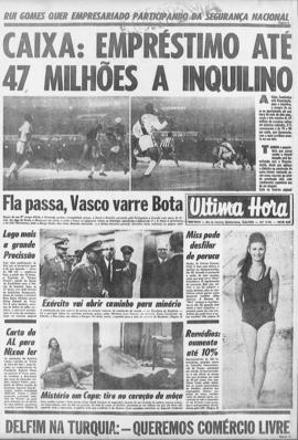 Última Hora [jornal]. Rio de Janeiro-RJ, 05 jun. 1969 [ed. vespertina].