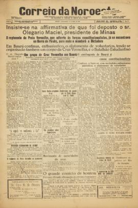 Correio da noroeste [jornal], a. 2, n. 336. Bauru-SP, 14 jul. 1932.