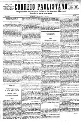 Correio paulistano [jornal], [s/n]. São Paulo-SP, 20 nov. 1880.