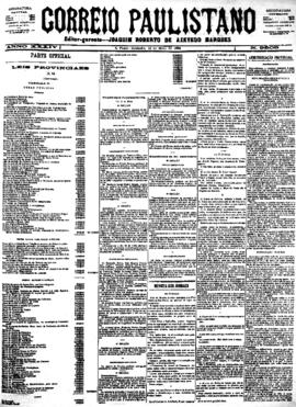 Correio paulistano [jornal], [s/n]. São Paulo-SP, 12 mai. 1888.