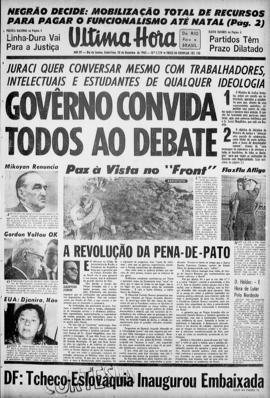 Última Hora [jornal]. Rio de Janeiro-RJ, 10 dez. 1965 [ed. matutina].