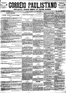 Correio paulistano [jornal], [s/n]. São Paulo-SP, 07 jun. 1888.