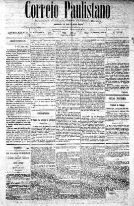 Correio paulistano [jornal], [s/n]. São Paulo-SP, 12 jul. 1881.