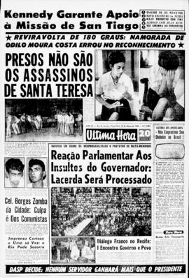 Última Hora [jornal]. Rio de Janeiro-RJ, 12 mar. 1963 [ed. vespertina].