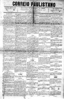 Correio paulistano [jornal], [s/n]. São Paulo-SP, 11 jun. 1882.