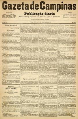 Gazeta de Campinas [jornal], a. 8, n. 1115. Campinas-SP, 28 ago. 1877.