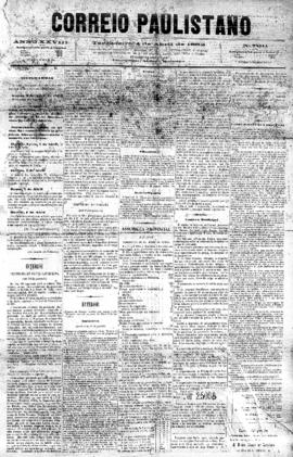 Correio paulistano [jornal], [s/n]. São Paulo-SP, 04 abr. 1882.