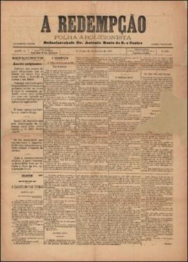 A Redempção [jornal], a. 2, n. 108. São Paulo-SP, 29 jan. 1888.