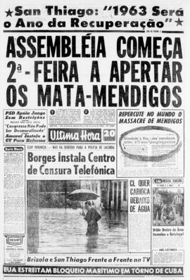 Última Hora [jornal]. Rio de Janeiro-RJ, 07 fev. 1963 [ed. vespertina].