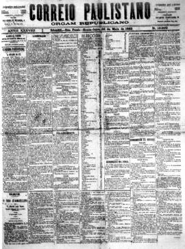 Correio paulistano [jornal], [s/n]. São Paulo-SP, 20 mai. 1892.