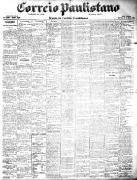 Correio paulistano [jornal], [s/n]. São Paulo-SP, 09 abr. 1902.
