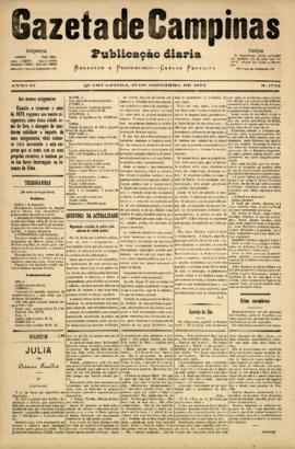 Gazeta de Campinas [jornal], a. 10, n. 1794. Campinas-SP, 10 dez. 1879.