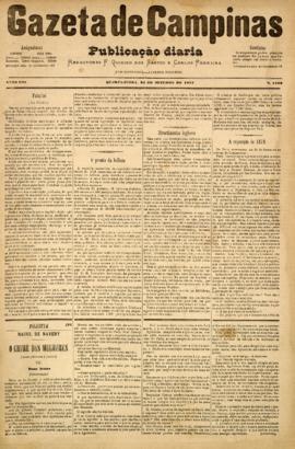 Gazeta de Campinas [jornal], a. 8, n. 1163. Campinas-SP, 24 out. 1877.