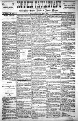 Correio paulistano [jornal], [s/n]. São Paulo-SP, 30 mai. 1885.