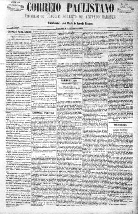 Correio paulistano [jornal], [s/n]. São Paulo-SP, 06 dez. 1878.