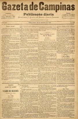 Gazeta de Campinas [jornal], a. 8, n. 1162. Campinas-SP, 23 out. 1877.