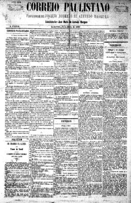 Correio paulistano [jornal], [s/n]. São Paulo-SP, 14 mai. 1880.