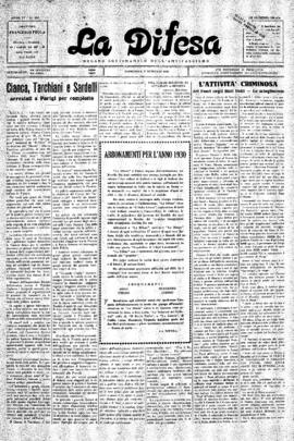 La Difesa [jornal], a. 6, n. 292. São Paulo-SP, 05 jan. 1930.