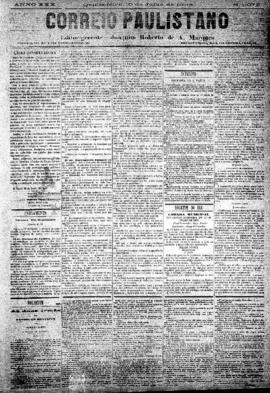 Correio paulistano [jornal], [s/n]. São Paulo-SP, 19 jul. 1883.