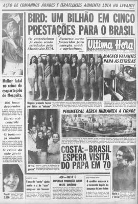 Última Hora [jornal]. Rio de Janeiro-RJ, 24 jun. 1969 [ed. vespertina].