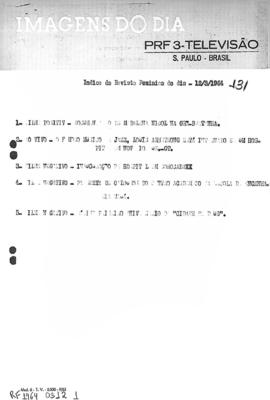 TV Tupi [emissora]. Revista Feminina [programa]. Roteiro [televisivo], 12 mar. 1964.