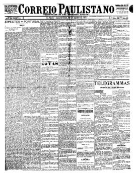 Correio paulistano [jornal], [s/n]. São Paulo-SP, 30 ago. 1911.