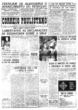 Correio paulistano [jornal], [s/n]. São Paulo-SP, 24 ago. 1957.