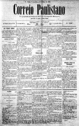 Correio paulistano [jornal], [s/n]. São Paulo-SP, 03 mai. 1881.