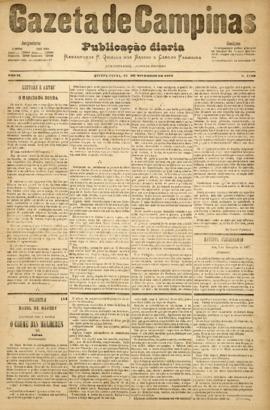 Gazeta de Campinas [jornal], a. 8, n. 1180. Campinas-SP, 15 nov. 1877.