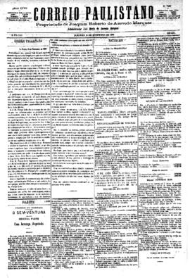 Correio paulistano [jornal], [s/n]. São Paulo-SP, 05 dez. 1880.