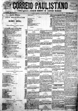 Correio paulistano [jornal], [s/n]. São Paulo-SP, 07 jul. 1888.