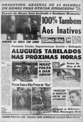 Última Hora [jornal]. Rio de Janeiro-RJ, 25 mar. 1964 [ed. vespertina].