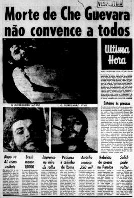 Última Hora [jornal]. Rio de Janeiro-RJ, 11 out. 1967 [ed. vespertina].