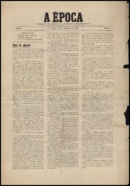 A Época [jornal], a. 2, n. 8. São Paulo-SP, 11 ago. 1903.