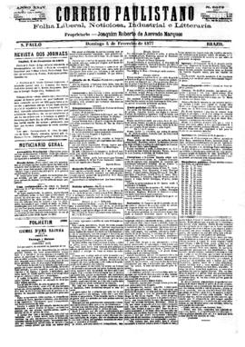 Correio paulistano [jornal], [s/n]. São Paulo-SP, 04 fev. 1877.