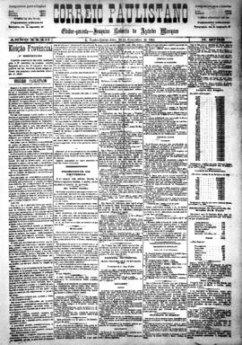 Correio paulistano [jornal], [s/n]. São Paulo-SP, 12 nov. 1885.