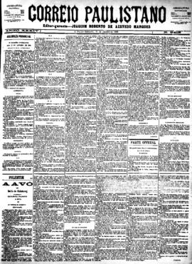 Correio paulistano [jornal], [s/n]. São Paulo-SP, 21 jan. 1888.