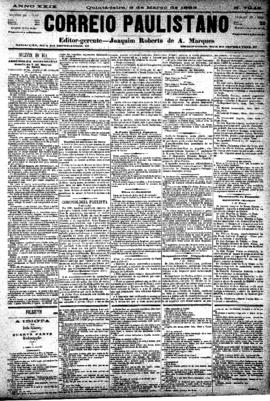 Correio paulistano [jornal], [s/n]. São Paulo-SP, 08 mar. 1883.