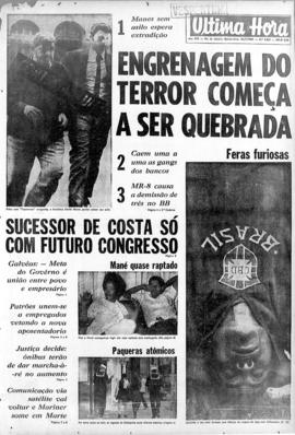 Última Hora [jornal]. Rio de Janeiro-RJ, 31 jul. 1969 [ed. vespertina].