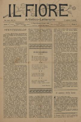 IL Fiore [jornal], a. 1, n. 5. São Paulo-SP, 02 jul. 1908.