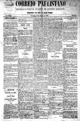 Correio paulistano [jornal], [s/n]. São Paulo-SP, 13 jun. 1880.