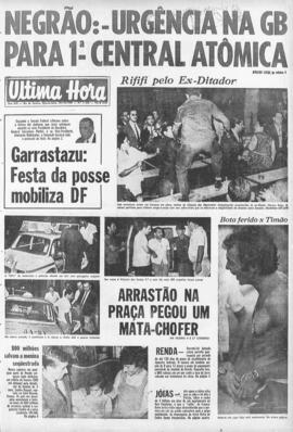 Última Hora [jornal]. Rio de Janeiro-RJ, 29 out. 1969 [ed. vespertina].