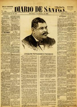 Diario de Santos [jornal], a. 24, n. 281. Santos-SP, 02 out. 1896.