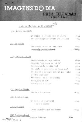 TV Tupi [emissora]. Diário de São Paulo na T.V. [programa]. Roteiro [televisivo], 10 jul. 1959.
