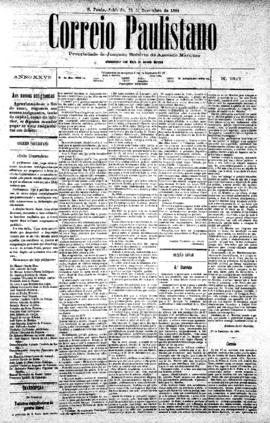 Correio paulistano [jornal], [s/n]. São Paulo-SP, 24 dez. 1881.