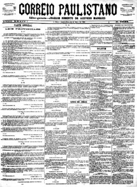 Correio paulistano [jornal], [s/n]. São Paulo-SP, 30 mai. 1888.