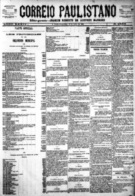 Correio paulistano [jornal], [s/n]. São Paulo-SP, 13 jul. 1888.