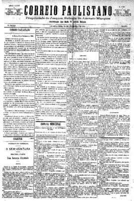 Correio paulistano [jornal], [s/n]. São Paulo-SP, 24 nov. 1880.