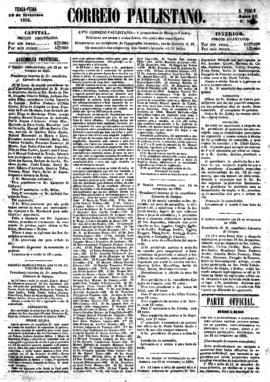 Correio paulistano [jornal], a. 2, n. 365. São Paulo-SP, 19 fev. 1856.