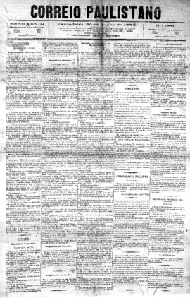 Correio paulistano [jornal], [s/n]. São Paulo-SP, 20 jun. 1882.